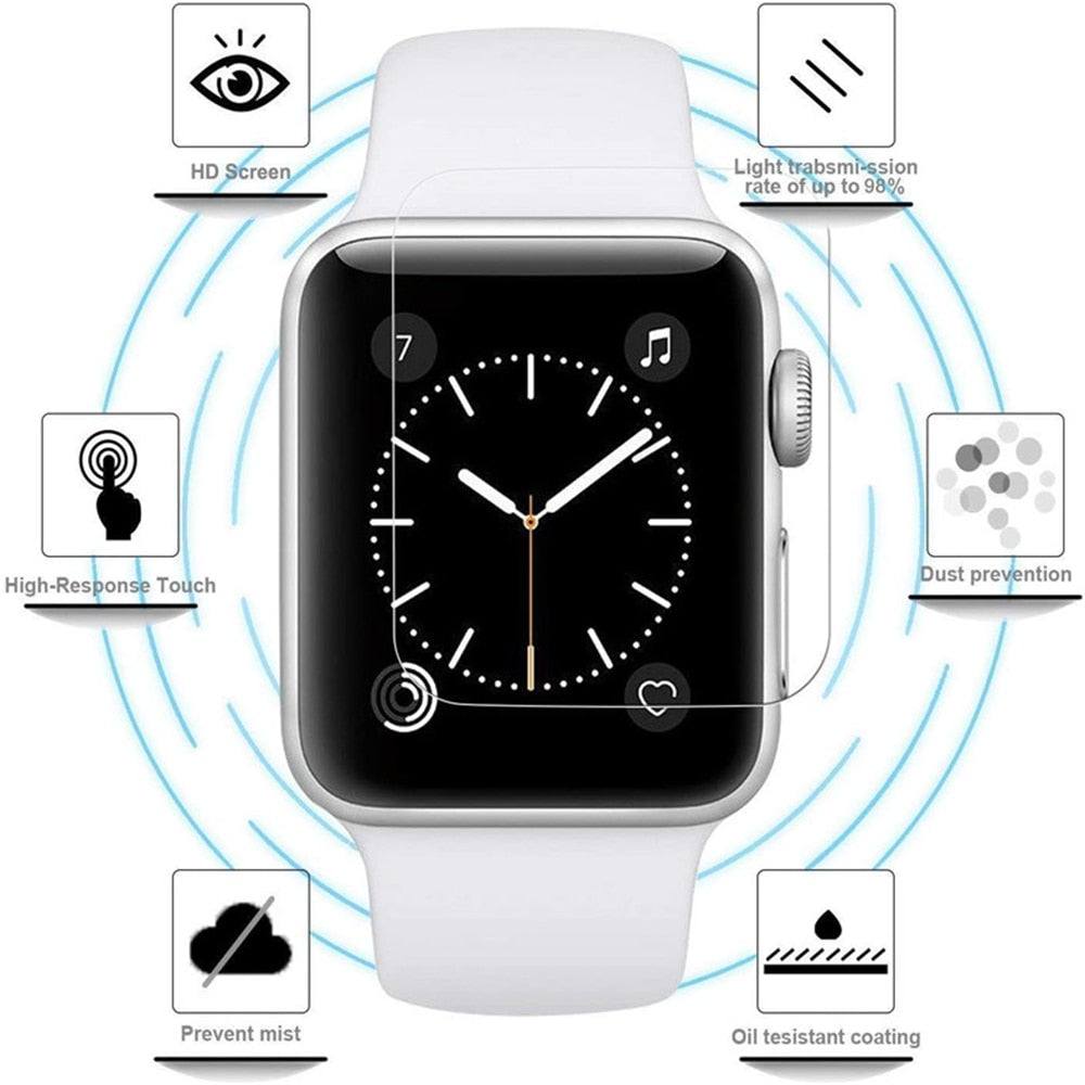 Screen Protector Clear Full Protective Film for Apple Watch - Premium Apple Watch Accessories from Dressmycell.com - Just $14.00! Shop now at Dressmycell.com Screen Protector Clear Full Protective Film for Apple Watch - Premium Apple Watch Accessories from Dressmycell.com - Just $14.00! Shop now at Dressmycell.com